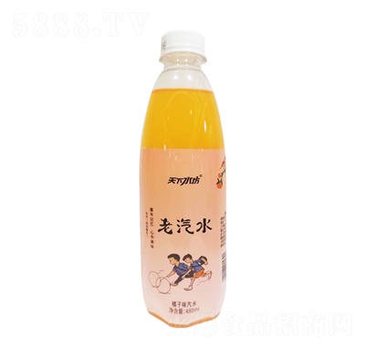 天下水坊老汽水橘子味汽水