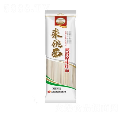 陳克明來碗面爽滑原味掛面418g速食面條