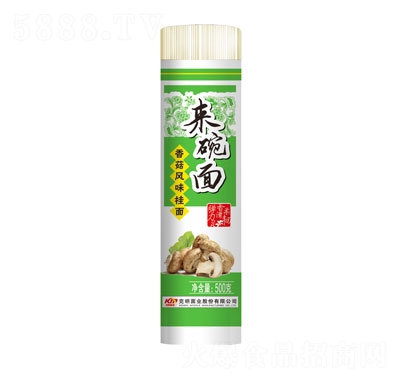 陳克明來碗面香菇風味掛面500g速食面條