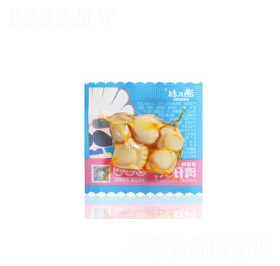 漁大叔香辣灣仔貝200g海鮮零食大禮包即食扇貝休閑食品特產小吃開袋即食扇貝肉干肉脯