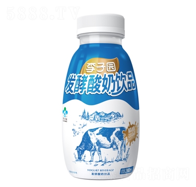李子園發酵酸奶飲品夏季冷飲休閑飲料招商280ml