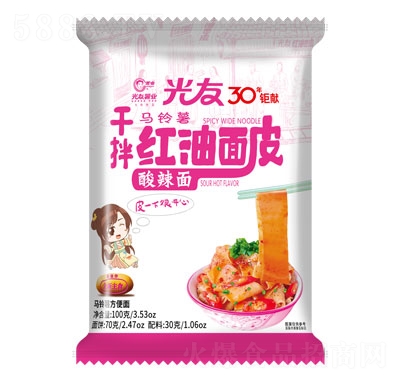光友干拌紅油面皮酸辣面（袋裝）