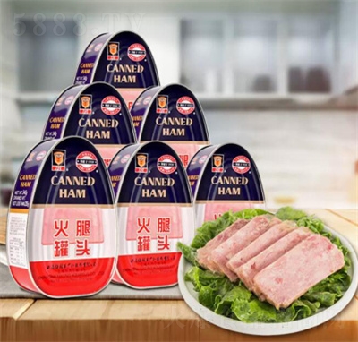 梅林火腿罐頭340g下飯菜方便豬肉午餐肉熟速即食