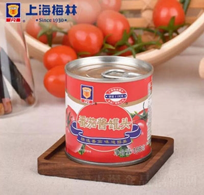 梅林番茄醬罐頭198g克x48罐西紅柿意面披薩手抓餅醬料家用