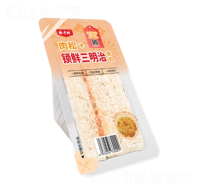 楊掌柜肉松鎖鮮三明治面包75g