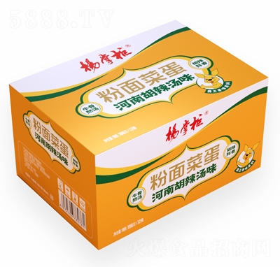 楊掌柜粉面菜蛋河南胡辣湯味196gX12桶